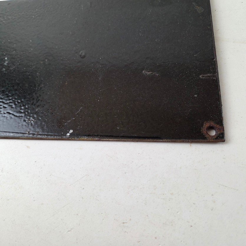 Vintage Marlin Rifles Sign - Dealer Firearm Advertising Gas Porcelain Sign - Image 8