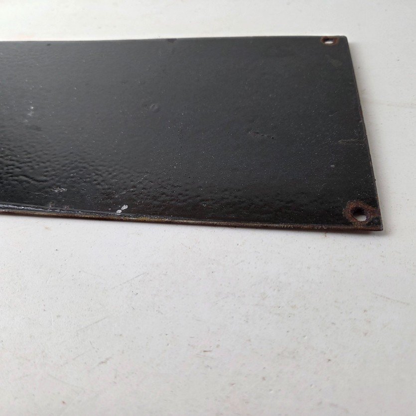 Vintage Marlin Rifles Sign - Dealer Firearm Advertising Gas Porcelain Sign - Image 9