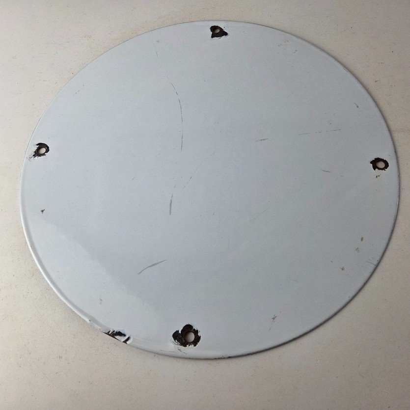 Vintage Mercedes Benz Sign - Porcelain Auto Shop Garage Gas Pump Plate Sign - Image 7