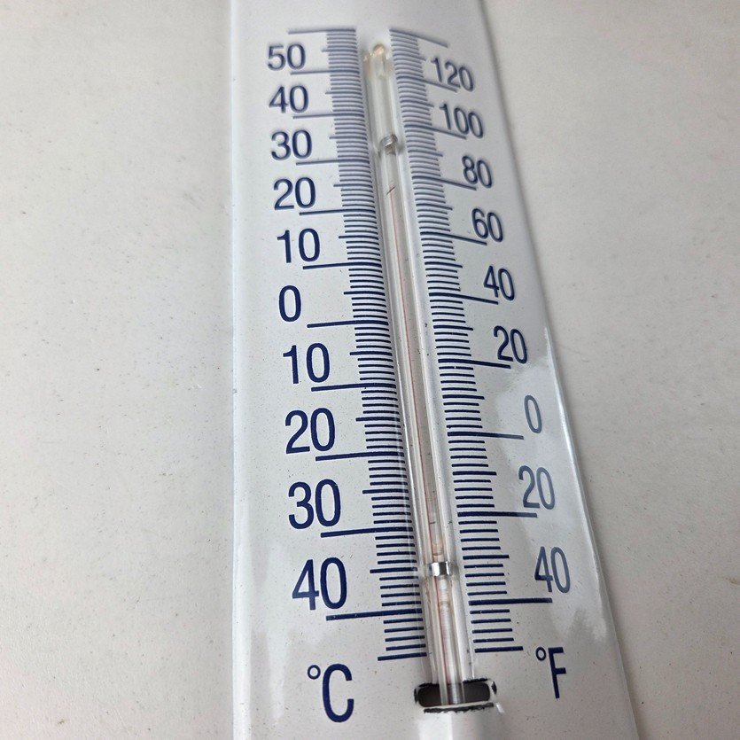 Vintage Mobil Safety Sign - Gas Service Pump Ad Sign on Porcelain Thermometer - Image 6