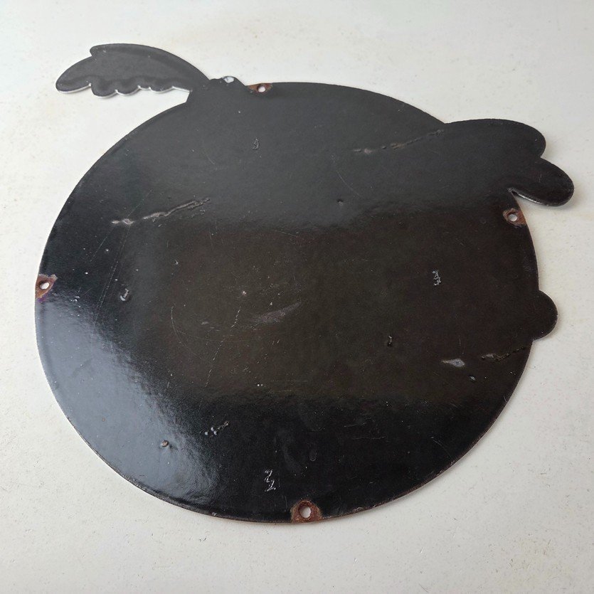 Vintage Mopar Plymouth Porcelain Sign - Road Runner Auto Shop Gas Pump Sign - Image 7