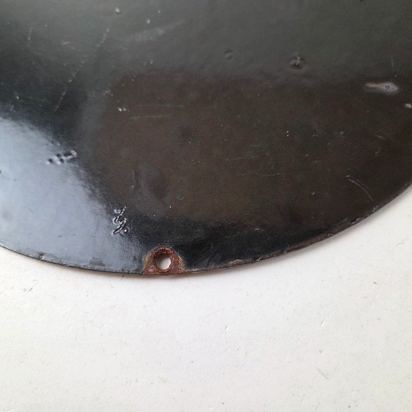 Vintage Mopar Plymouth Porcelain Sign - Road Runner Auto Shop Gas Pump Sign - Image 8