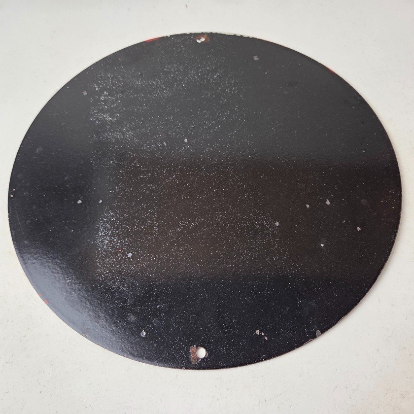 Vintage Omega Watches Sign - Matchless Merits Store Display Gas Porcelain Sign - Image 7