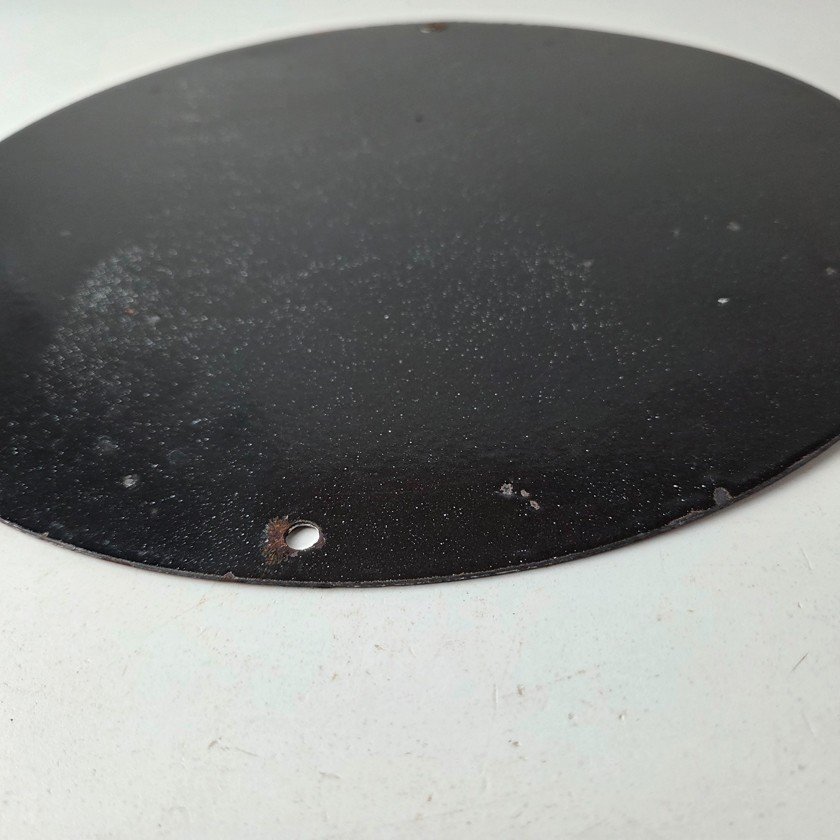 Vintage Omega Watches Sign - Matchless Merits Store Display Gas Porcelain Sign - Image 9