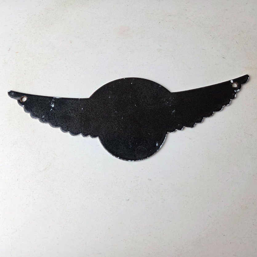 Vintage Porcelain Airplane Propeller Sign - Curtiss Gas Service Porcelain Sign - Image 7