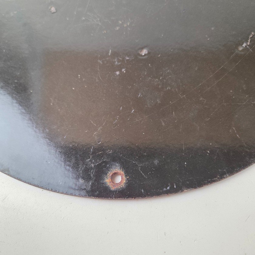 Vintage Sherwin Williams Sign - Paint Brush Painting Gas Oil Pump Porcelain Sign - Image 8