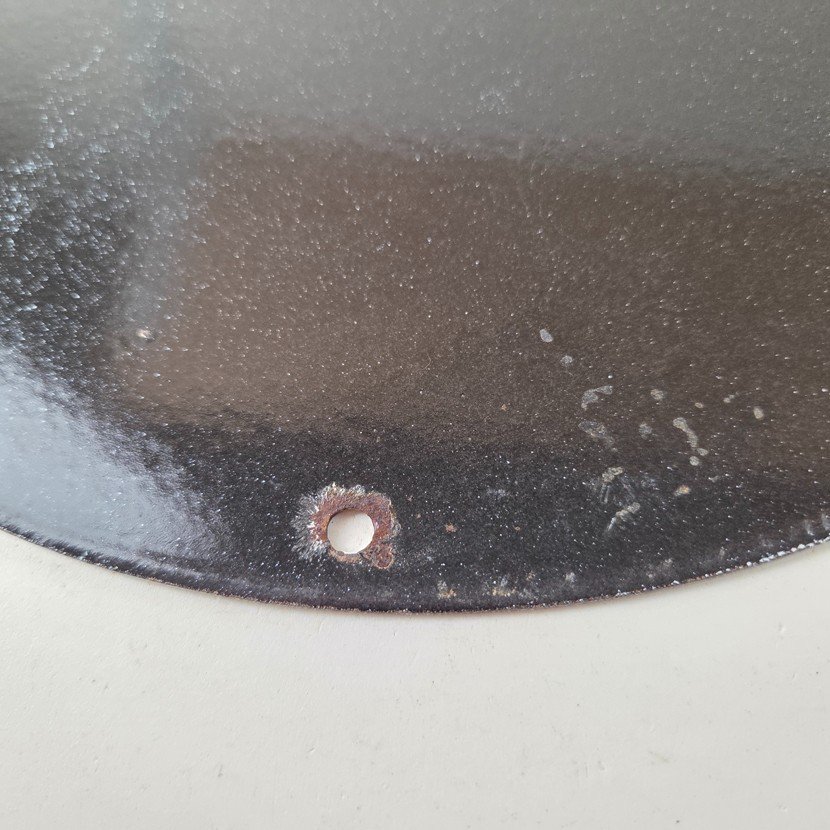 Vintage Winchester Porcelain Sign - Shot Gun Shells Wildcat Gas Pump Sign - Image 8