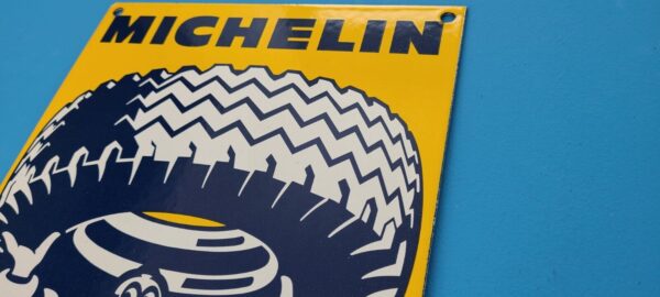 VINTAGE MICHELIN TIRES PORCELAIN GAS MOTOR OIL SERVICE STATION SIGN 305772467873 7