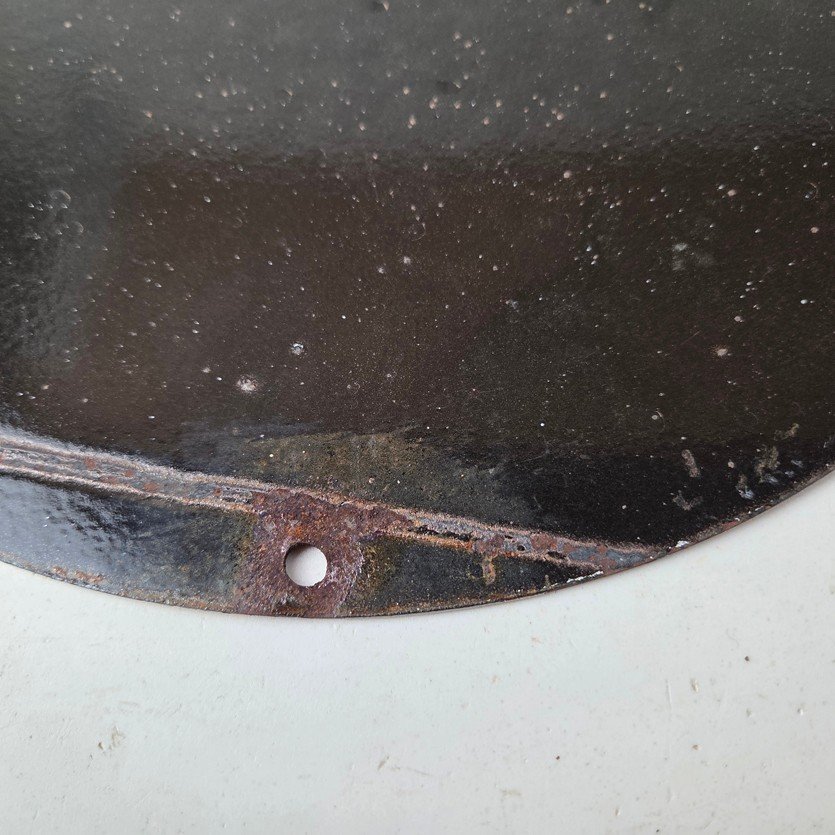 Vintage Atlantic Gasoline Sign - Service Station Gas Pump Porcelain Sign - Image 8