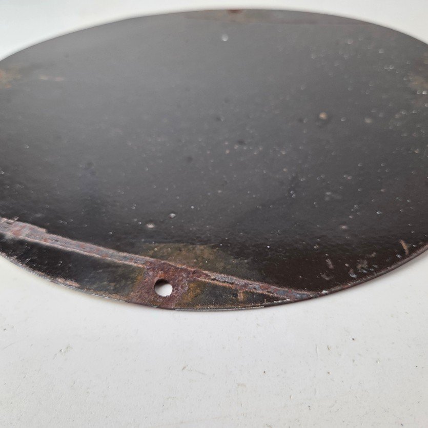 Vintage Atlantic Gasoline Sign - Service Station Gas Pump Porcelain Sign - Image 9