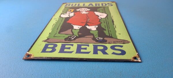 Vintage Beer Sign Bullards Brewery Beverage Gas Station Pump Sign 305772242423 10