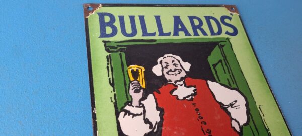 Vintage Beer Sign Bullards Brewery Beverage Gas Station Pump Sign 305772242423 4