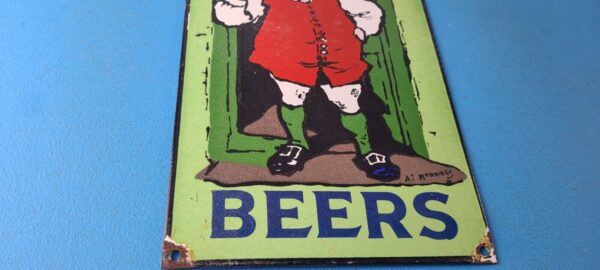 Vintage Beer Sign Bullards Brewery Beverage Gas Station Pump Sign 305772242423 6