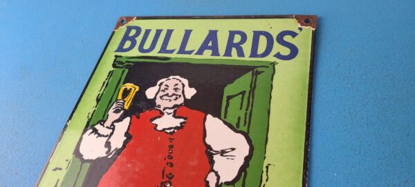 Vintage Beer Sign Bullards Brewery Beverage Gas Station Pump Sign 305772242423 7