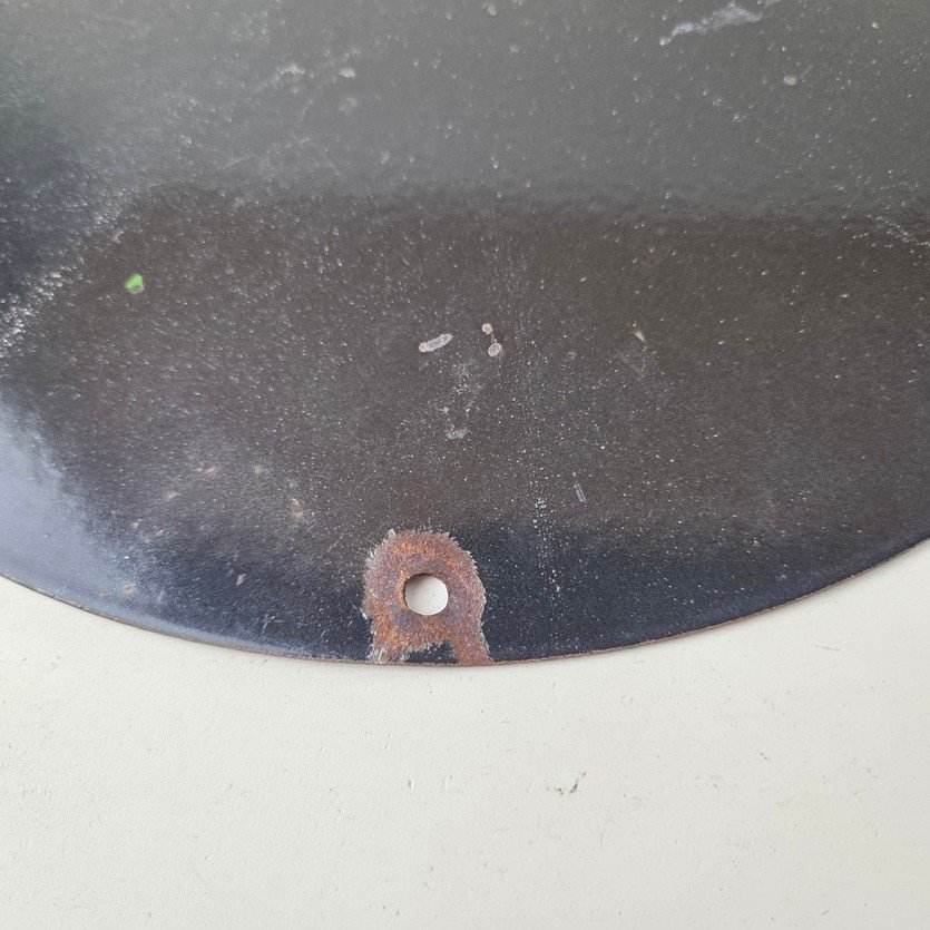 Vintage Black Cat Cigarettes Pin Up Porcelain Sign - Catwoman Sign - Image 8