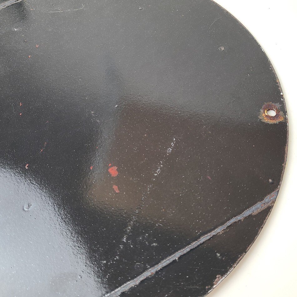 Vintage Fisk Tires Sign - Automobile Car Sales Service Gas Pump Porcelain Sign - Image 15