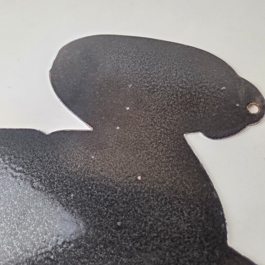 Vintage Ford Motors Sign - Cobra Jet Sales Service Shelby Gas Oil Porcelain Sign - Image 8