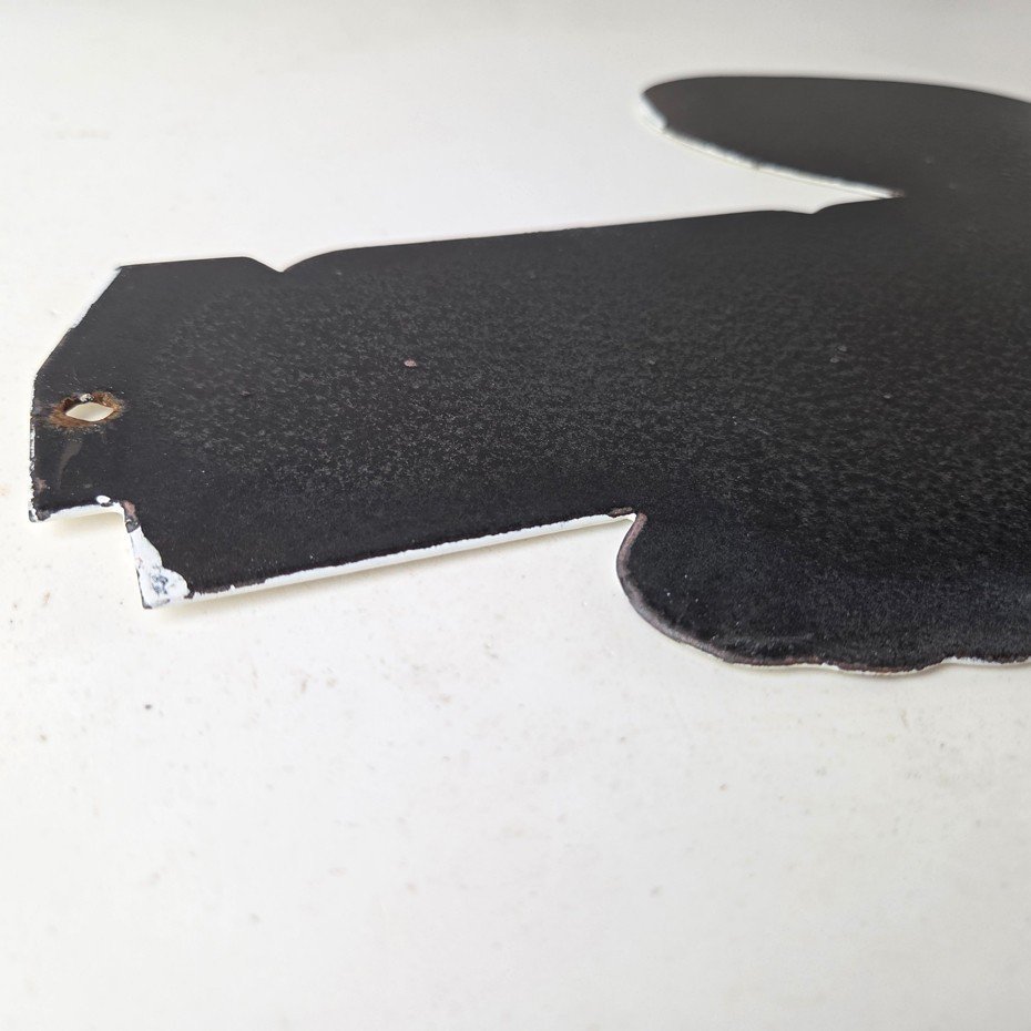 Vintage Ford Motors Sign - Cobra Jet Sales Service Shelby Gas Oil Porcelain Sign - Image 9