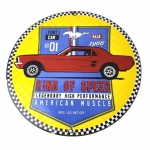 Vintage Ford Sign - Mustang Ford Automobile Service Gas Station Sign