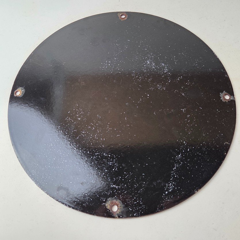 Vintage Harley Davidson Motorcycles Sign - 11 3/4" Gas Pump Porcelain Sign - Image 7