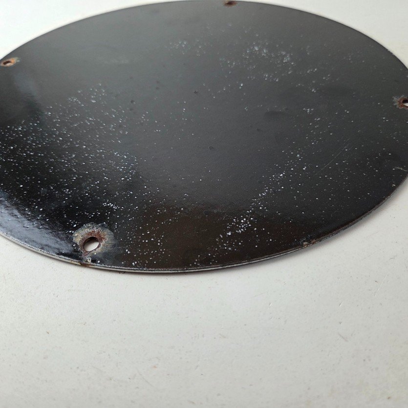 Vintage Harley Davidson Motorcycles Sign - 11 3/4" Gas Pump Porcelain Sign - Image 9