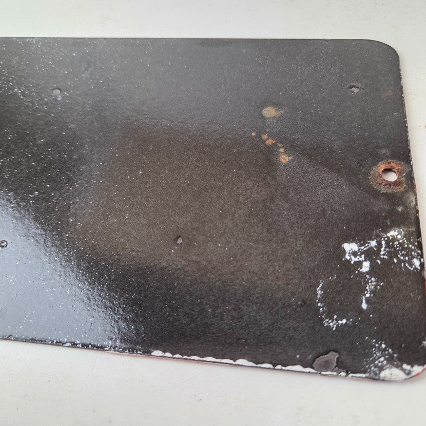 Vintage Heddon Fishing Lures Sign - Fish Tackle Lures Gas Pump Porcelain Ad Sign - Image 8