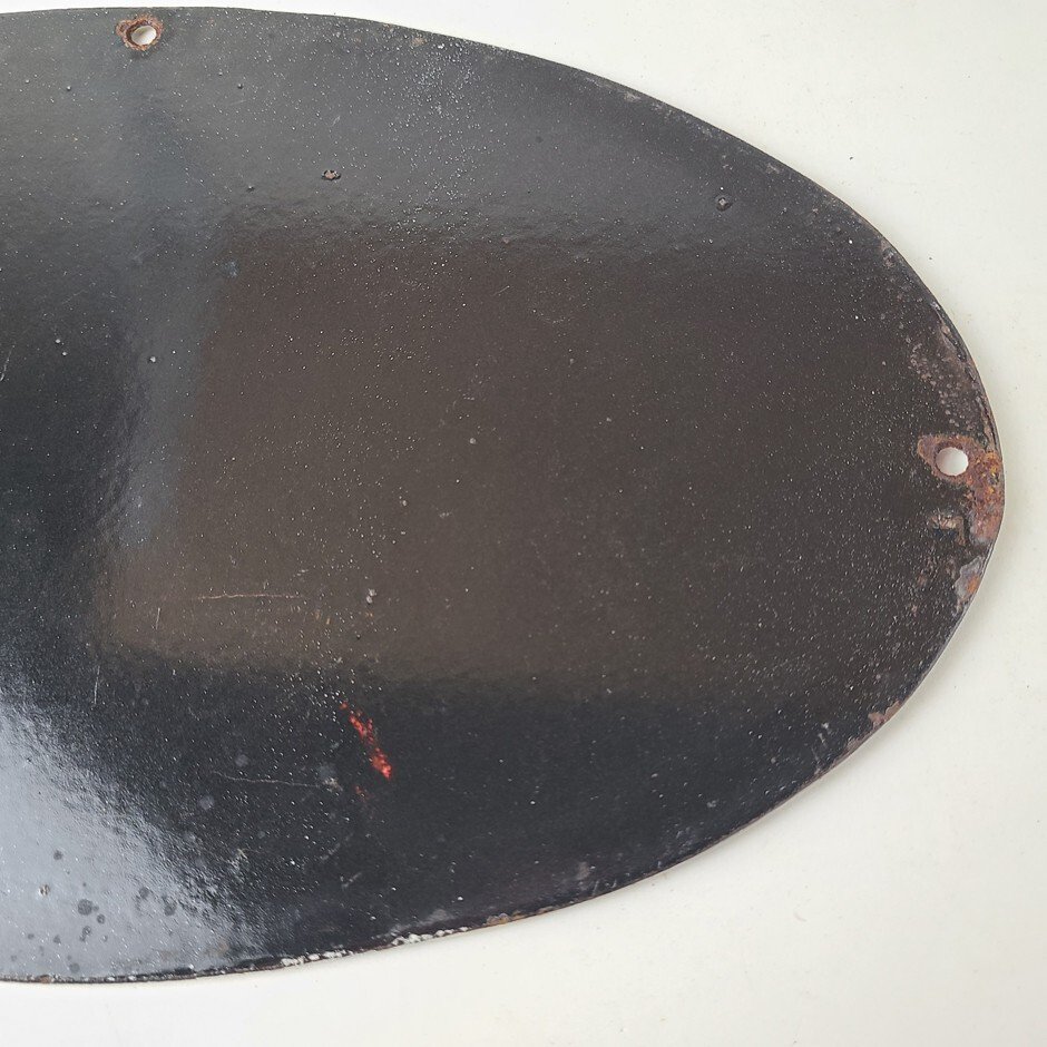 Vintage Hot Rod Shop Sign - Speed Demon Gasoline Service Pump Porcelain Sign - Image 14