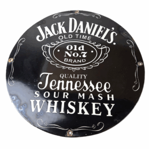 Vintage Jack Daniels Sign - Whiskey Beverage Liquor Bar Cave Porcelain Gas Sign