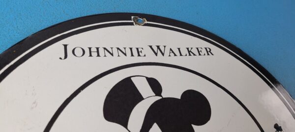 Vintage Johnnie Walker Sign Adult Beverage Tuxedo Mickey Porcelain Gas Sign 305730473843 5