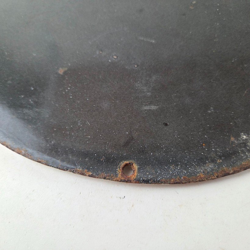 Vintage Mack Trucks Sign - 5 Star Sales & Service Gas Pump Porcelain Ad Sign - Image 8