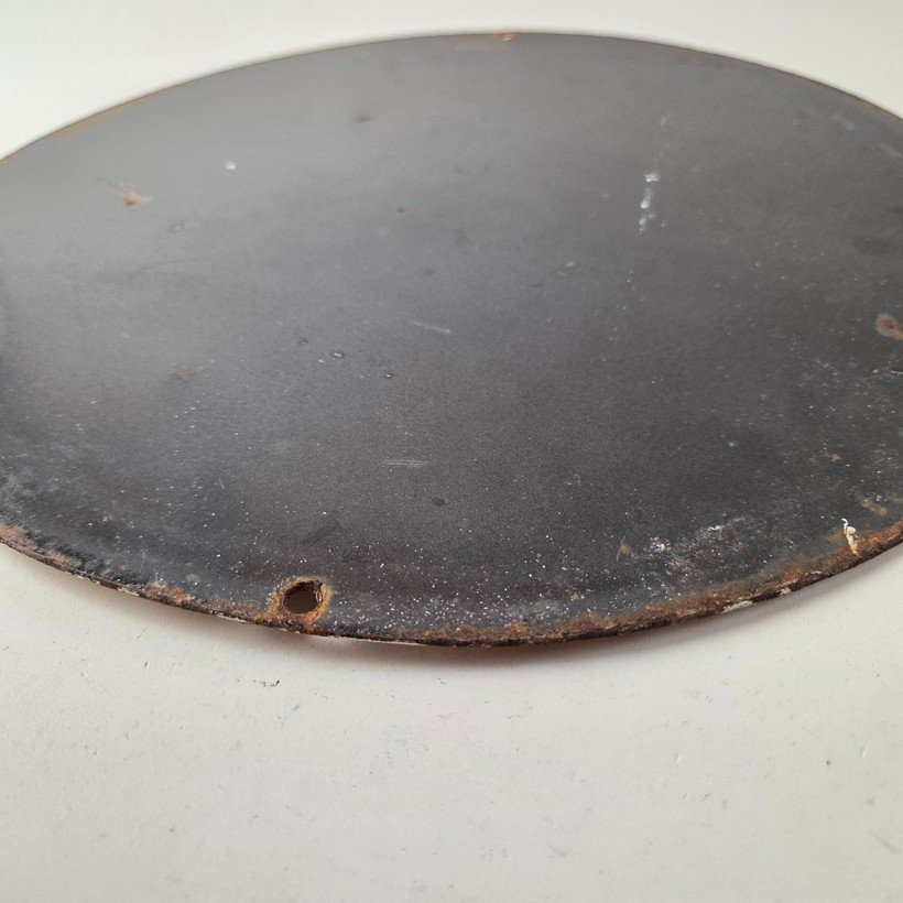 Vintage Mack Trucks Sign - 5 Star Sales & Service Gas Pump Porcelain Ad Sign - Image 9