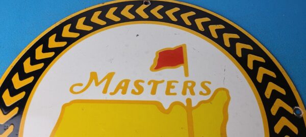 Vintage Masters Golf Sign Golfing Sales Clubs Dealer Porcelain Gas Pump Sign 305769019393 12