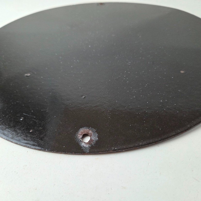 Vintage Poll Parrot Shoes Sign - Porcelain Gas Pump Service Station Sign - Image 9