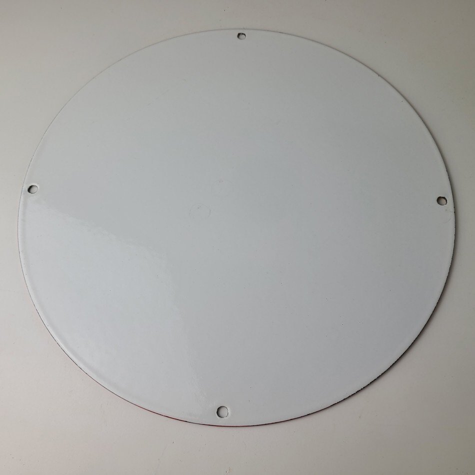 Vintage Shell Gasoline Sign - Green Streak Gas Pump Race Car Porcelain Sign - Image 14