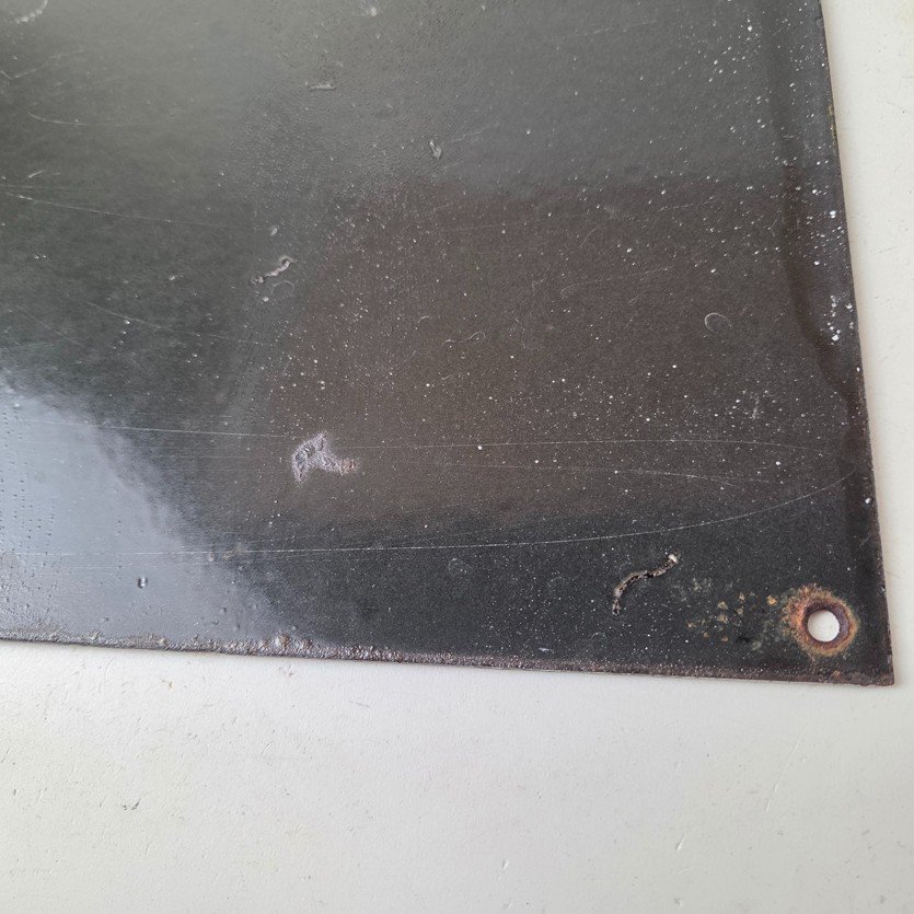 Vintage Stanley Tools Porcelain Sign - Gas Auto Mechanic Garage Shop Sign - Image 8