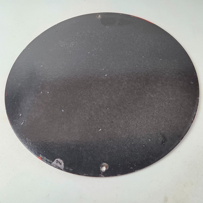 Vintage Texaco Gasoline Sign - Gas Products Porcelain Marine White Sign - Image 7