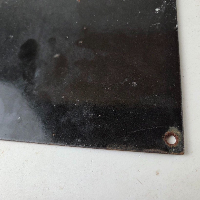 Vintage Tobacco Porcelain Sign - Odin Cigars Gas Service Cigarette Pump Sign - Image 8