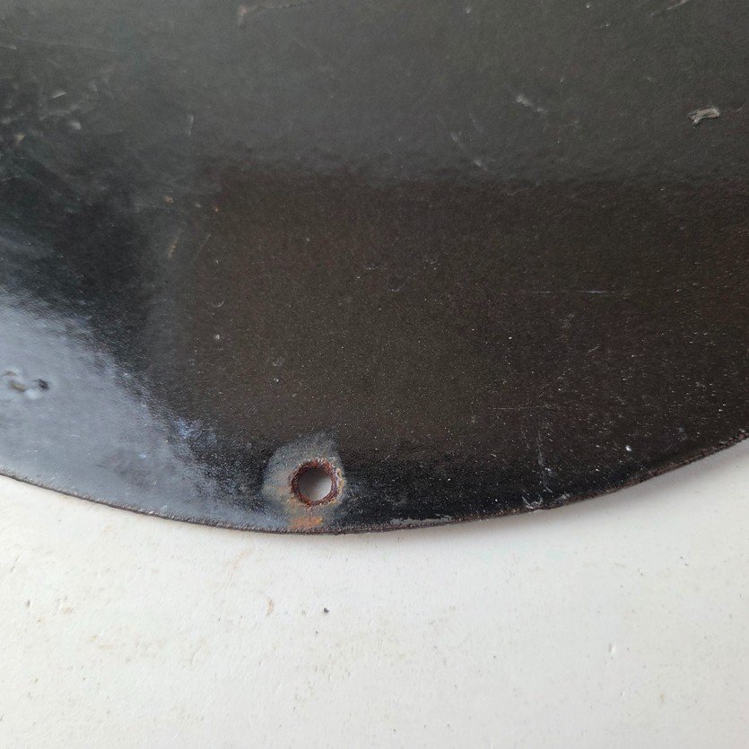 Vintage Vespa Sign - Road Runner Bike Gas Pump Service Station Porcelain Sign - Image 8