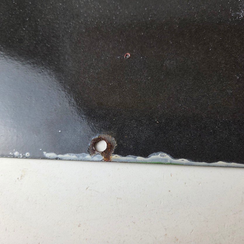 Vintage Winchester Porcelain Sign - Shot Gun Shells New Rival Advertise Gas Sign - Image 8