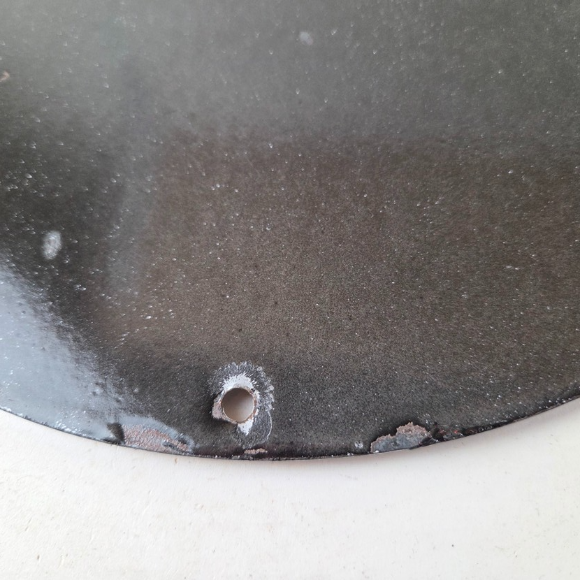 Vintage Ace High Gasoline Porcelain Sign - Hot Rod Plane Aviation Sign - Image 8