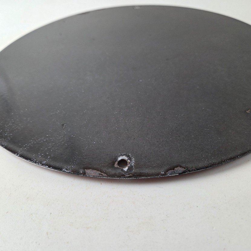 Vintage Ace High Gasoline Porcelain Sign - Hot Rod Plane Aviation Sign - Image 9