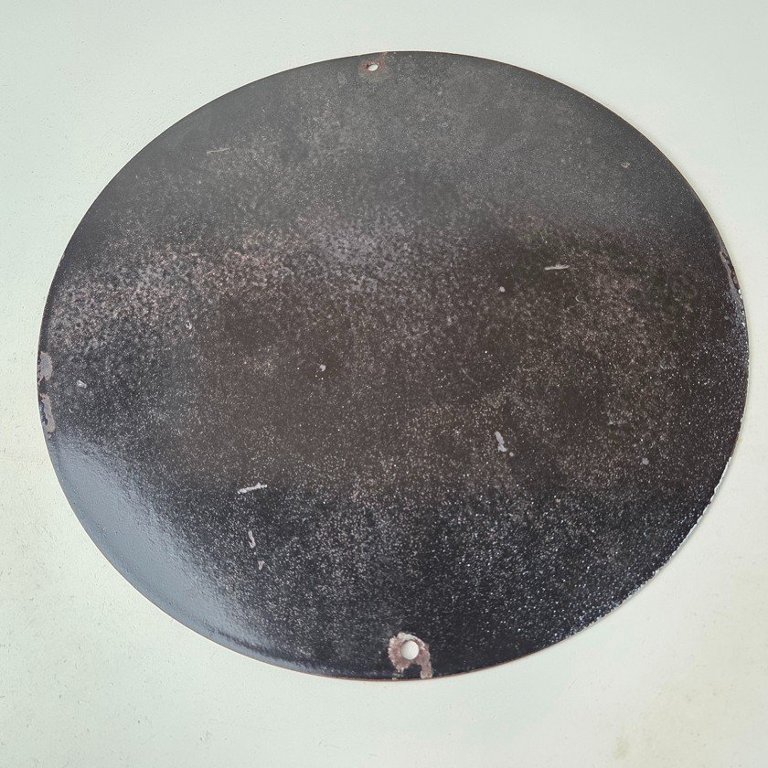 Vintage American Gasoline Porcelain Sign - Blad Eagle Powerful Gas Pump Sign - Image 7