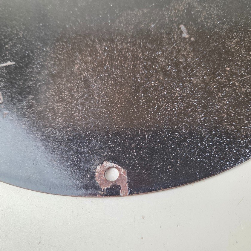 Vintage American Gasoline Porcelain Sign - Blad Eagle Powerful Gas Pump Sign - Image 8