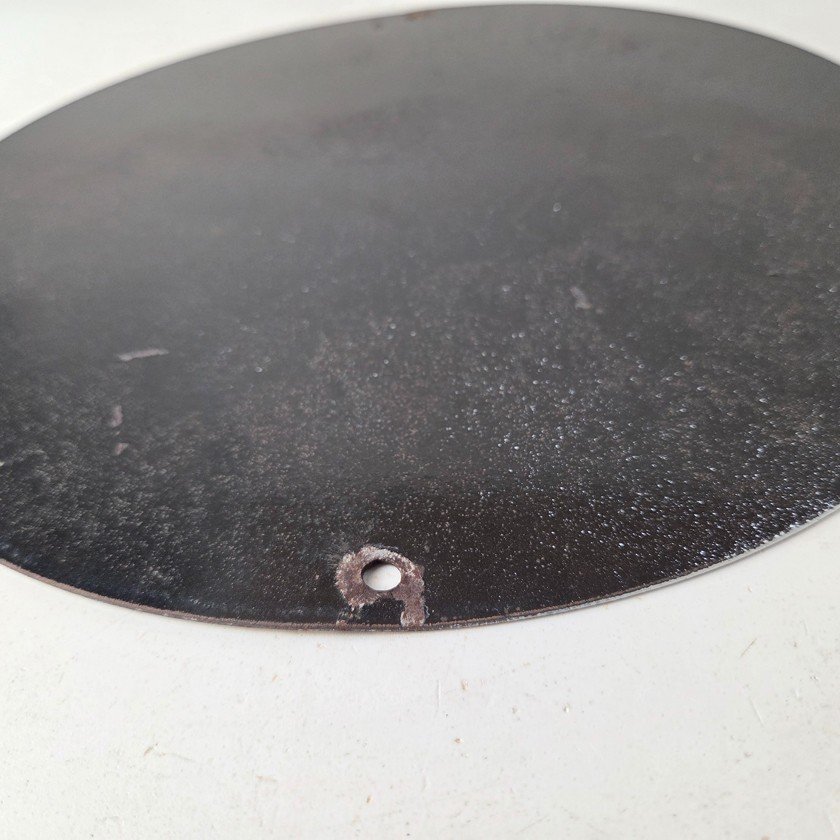 Vintage American Gasoline Porcelain Sign - Blad Eagle Powerful Gas Pump Sign - Image 9