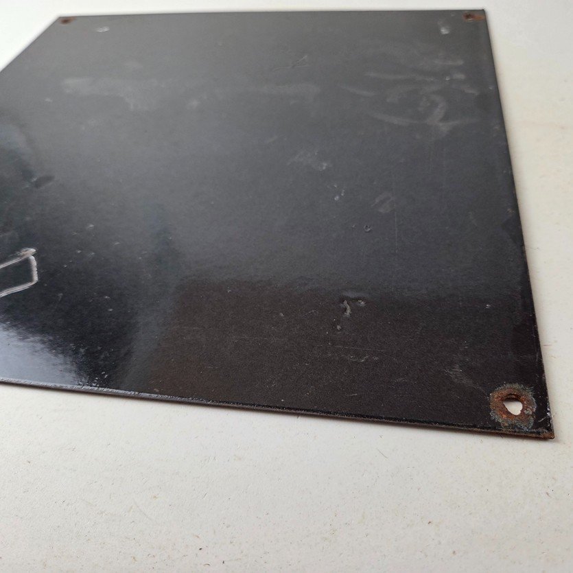 Vintage Black Raven Sign - Kelly Axe Service Station Knife Store Gas Pump Sign - Image 9