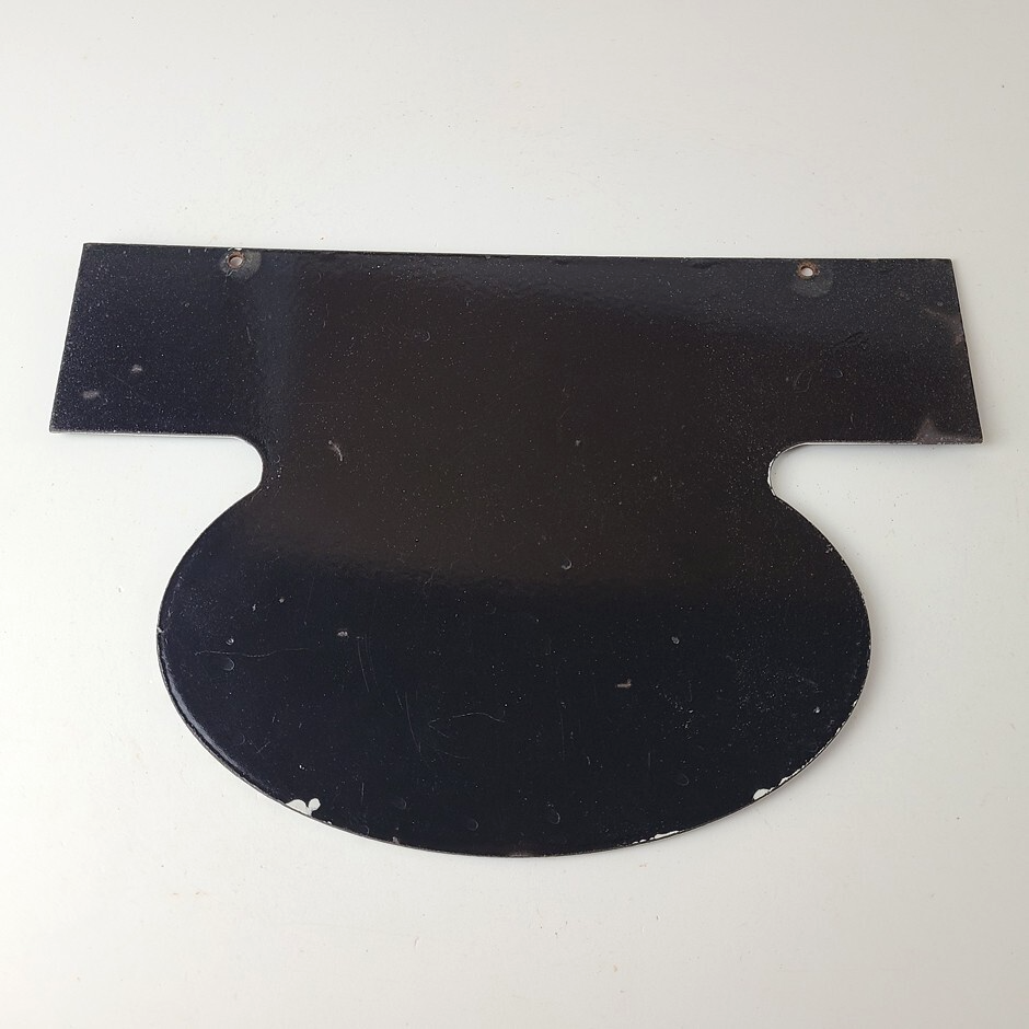 Vintage Bus Depot Stages Porcelain - Buckeye System Advertising Gas Pump Sign - Image 13