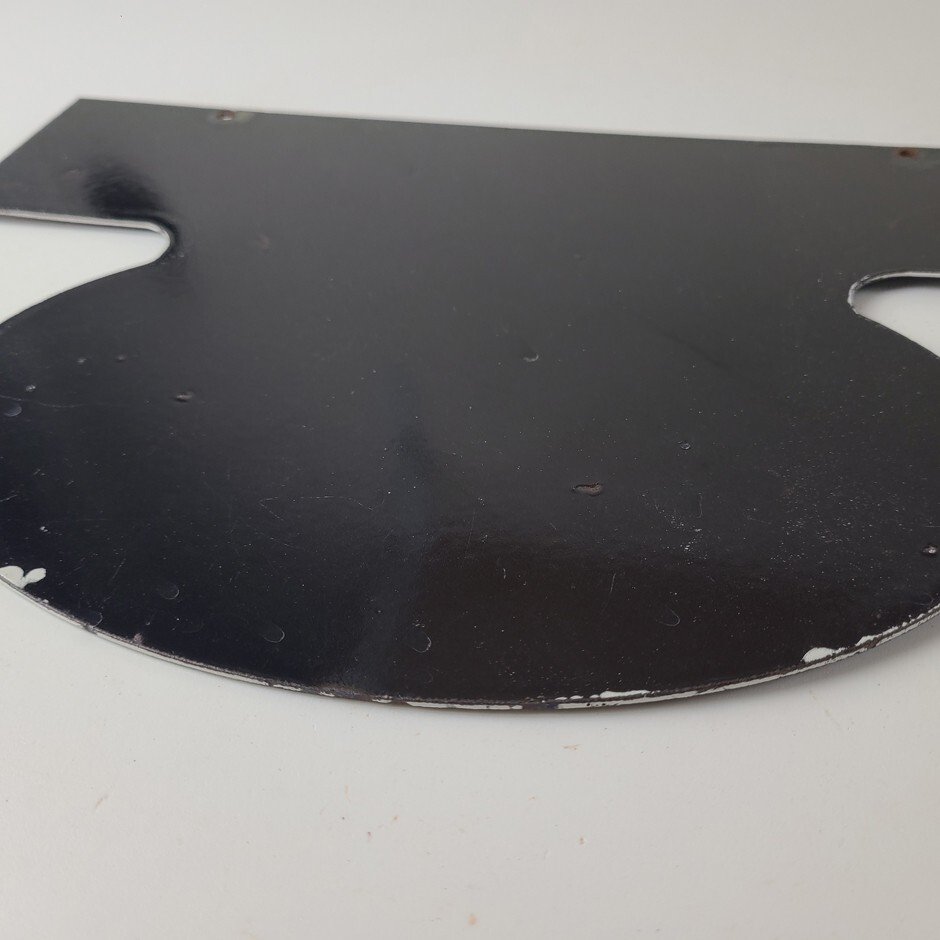 Vintage Bus Depot Stages Porcelain - Buckeye System Advertising Gas Pump Sign - Image 15