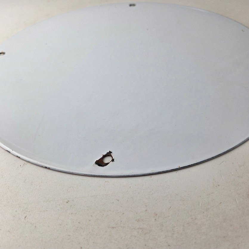 Vintage Conoco Gasoline Porcelain Sign - Batman Robin Comic Gas Pump Sign - Image 9