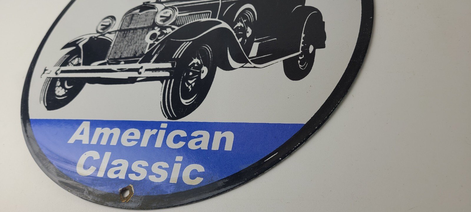 Vintage Ford Motors Sign - American Classic Garage Gas Automotive Porcelain Sign - Image 10