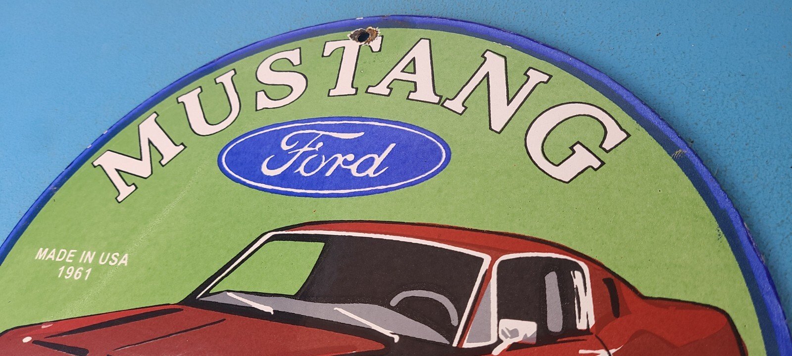 Vintage Ford Sign - Mustang Ford Automobile Service Gas Station Sign - Image 8